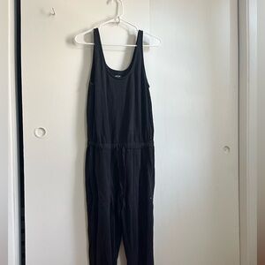Prana organic cotton charcoal jumpsuit